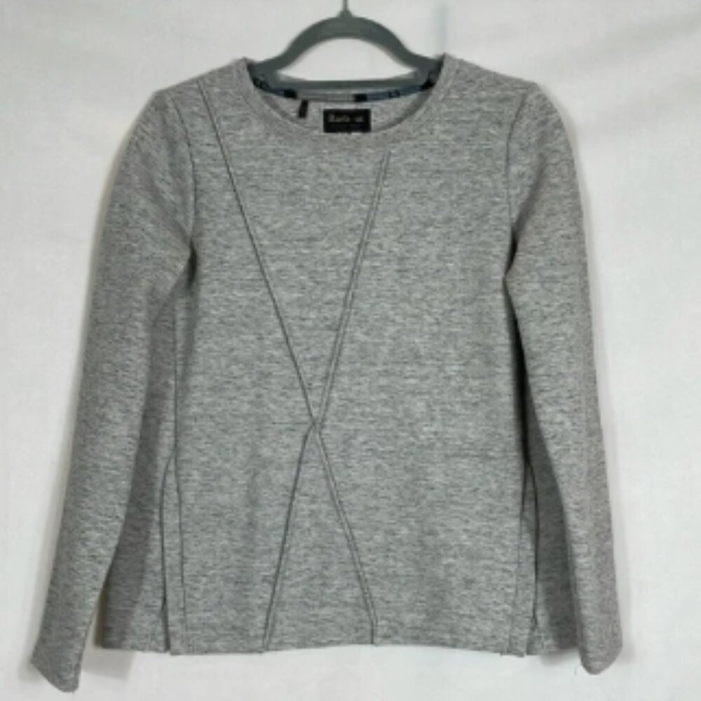 Barbour Summer Tartan Top Size 4 Gray Long Sleeve EUC